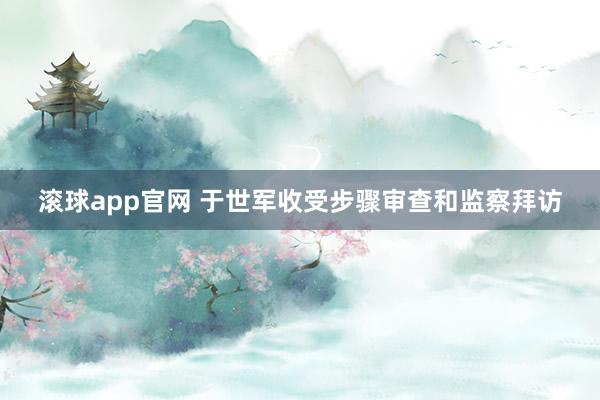 滚球app官网 于世军收受步骤审查和监察拜访