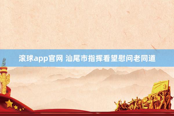 滚球app官网 汕尾市指挥看望慰问老同道