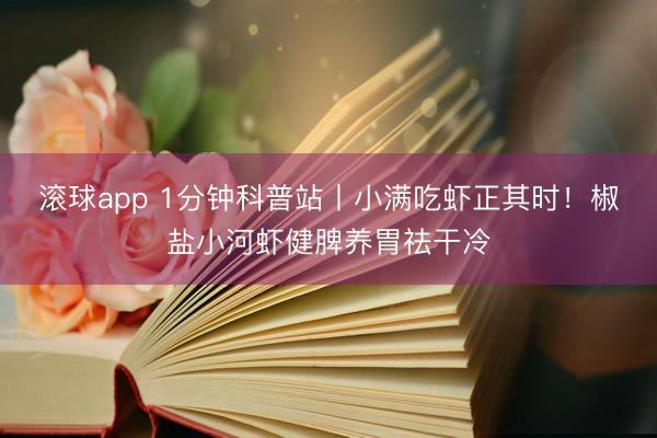 滚球app 1分钟科普站丨小满吃虾正其时！椒盐小河虾健脾养胃祛干冷