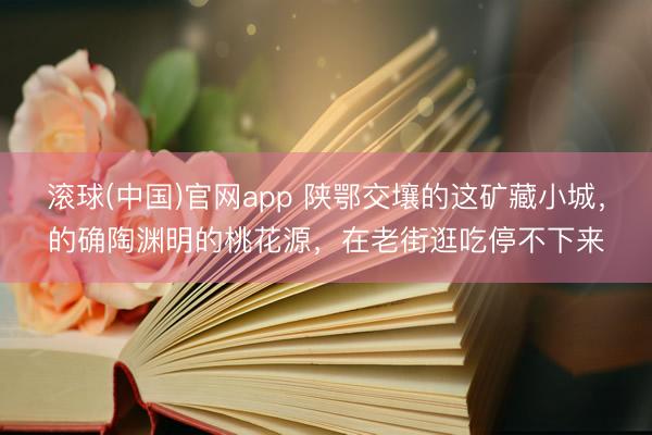 滚球(中国)官网app 陕鄂交壤的这矿藏小城，的确陶渊明的桃花源，在老街逛吃停不下来